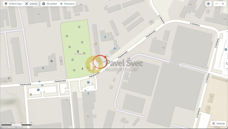 Pronájem kanceláře 15 m2 a skladu 17 m2, ul. Pekárenská - Č. Budějovice