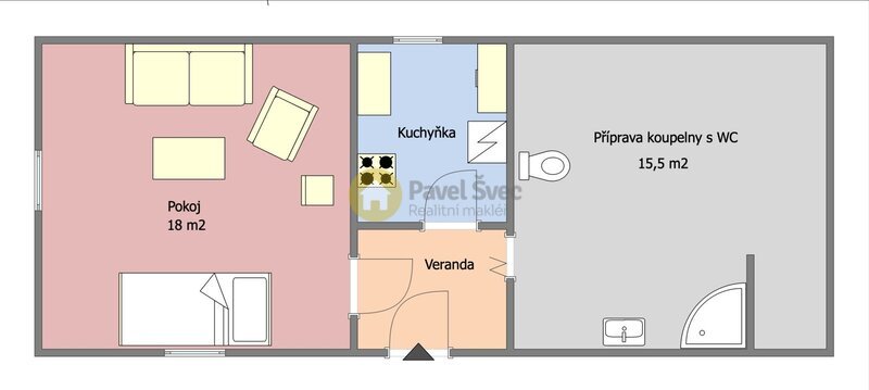 Prodej chalupy se zahradou, stodolou, dílnou, skladem, pozemky 1197 m2. Zadní Zborovice.