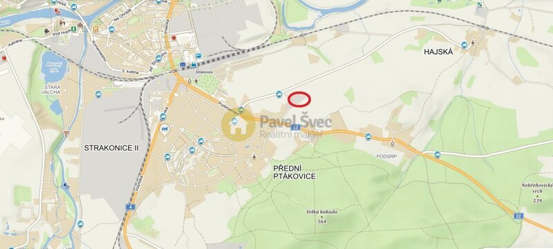 Prodej pozemků 12.025 m2 - areál výroby/skladování - Strakonice.