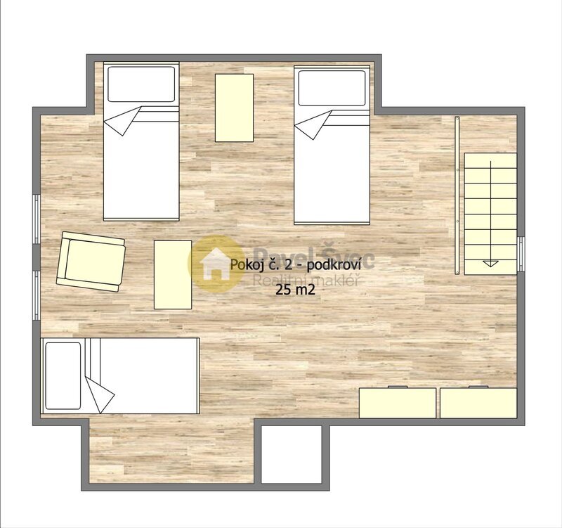 Dům k rekreaci/bydlení, 2+kk, 56 m2, terasa, pozemky 433 m2, Řepice-Strakonice