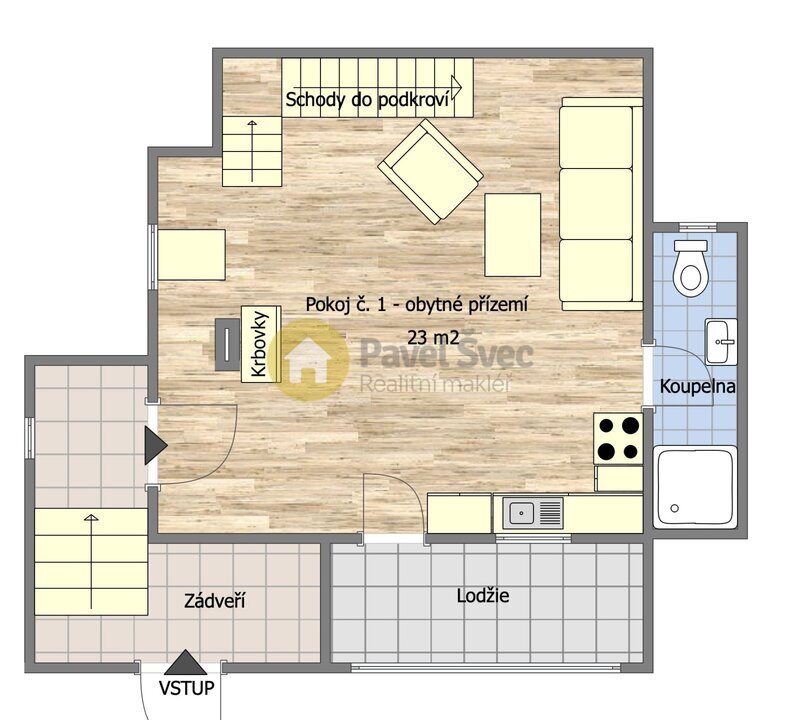 Dům k rekreaci/bydlení, 2+kk, 56 m2, terasa, pozemky 433 m2, Řepice-Strakonice