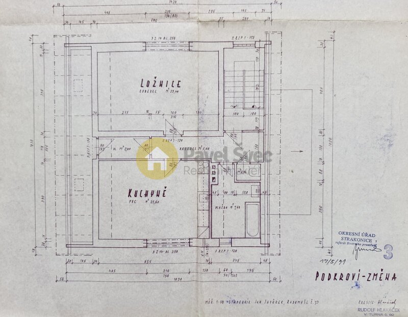 Stavba rodinného domu s pozemky 1.119 m2 - Radomyšl, okr. Strakonice