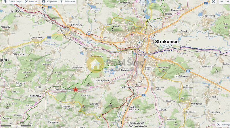 Pronájem chaty u potoka - Smiradice, Strakonice