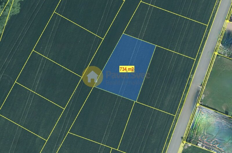 Prodej stavebního pozemku 734 m2, Dražejov u Strakonic
