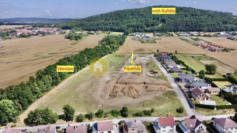 Prodej stavebního pozemku 734 m2, Dražejov u Strakonic