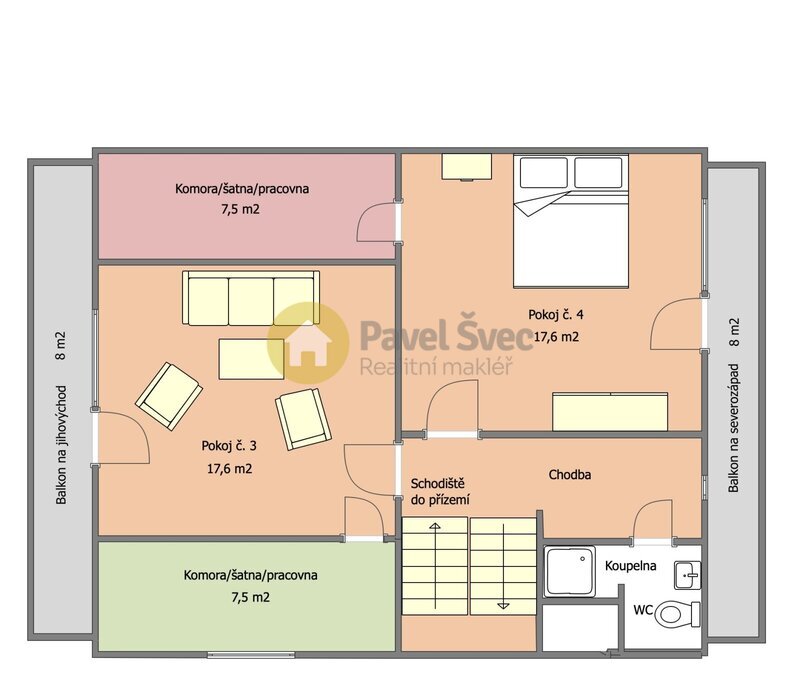Šumava - prodej domu 4+1, 155 m2, zahrada 595 m2, obec Stachy
