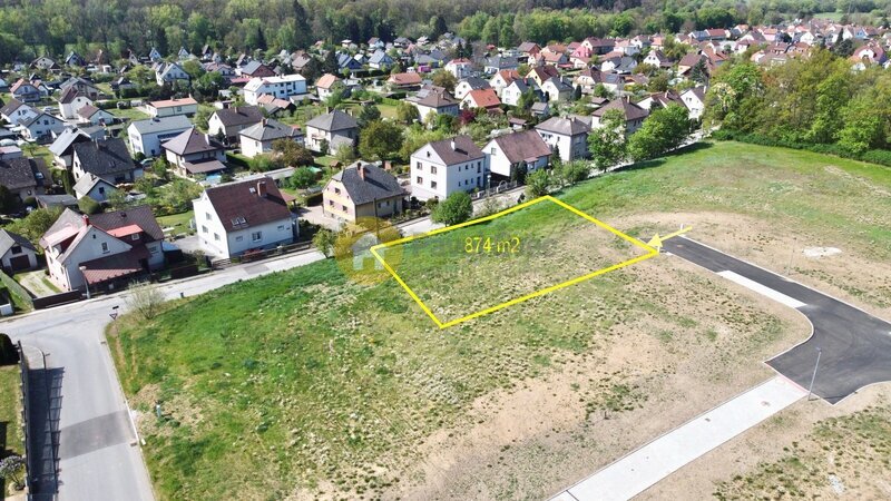 Prodej stavebního pozemku 874 m2, Dražejov u Strakonic