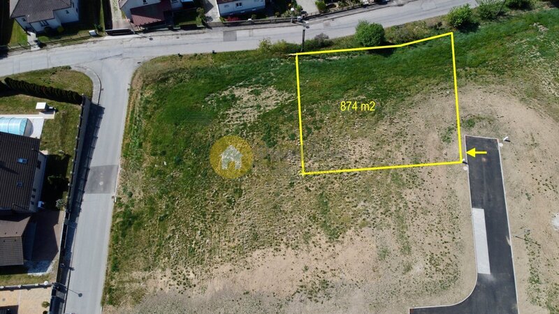 Prodej stavebního pozemku 874 m2, Dražejov u Strakonic
