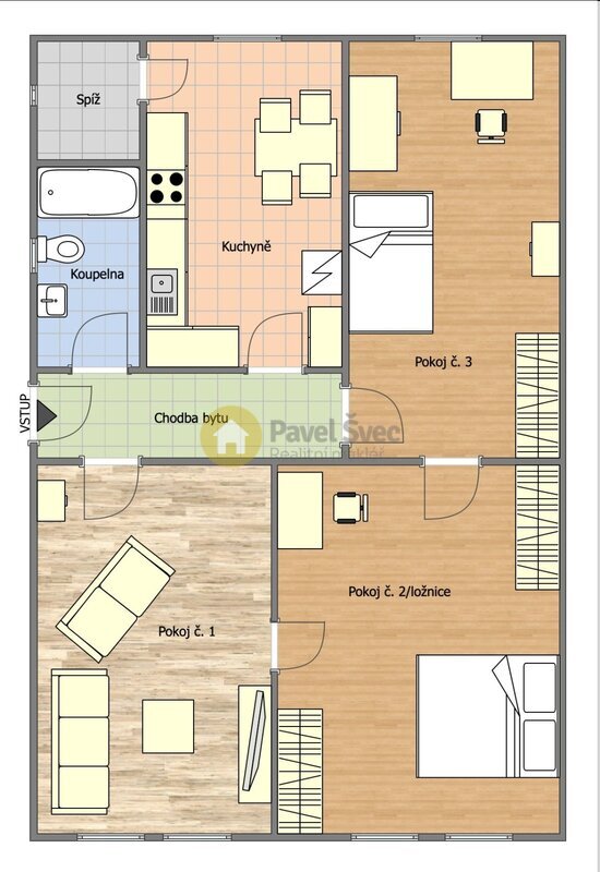 Prostorný rodinný dům s FVE, tři byty s užitnou plochou 215 m2 a krásnou zahradou - Strakonice