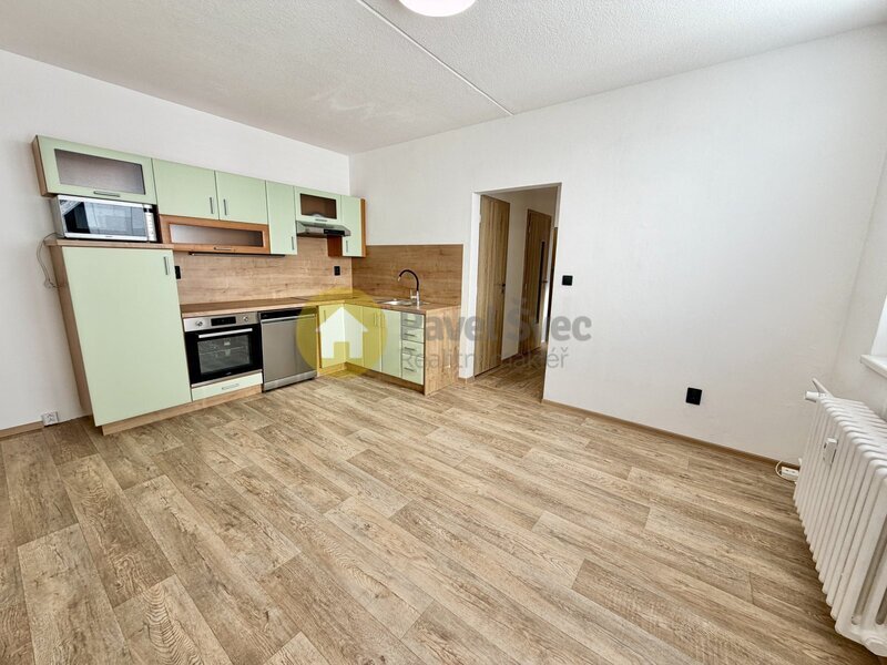 Pronájem 2+kk, 41 m2, balkon/sklep, sídliště Mír, Strakonice
