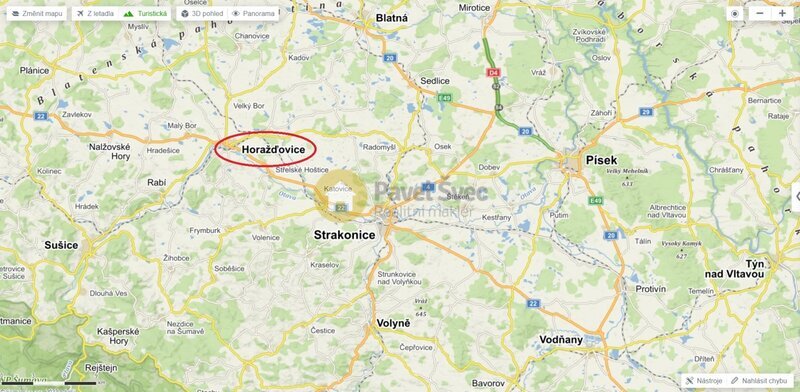 Pronájem bytu 2+1, 52 m2, lodžie, sklep, Horažďovice