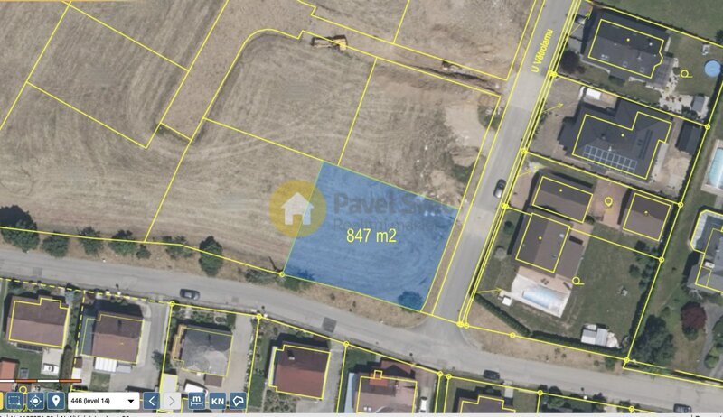 Prodej stavebního pozemku 847 m2, Dražejov u Strakonic