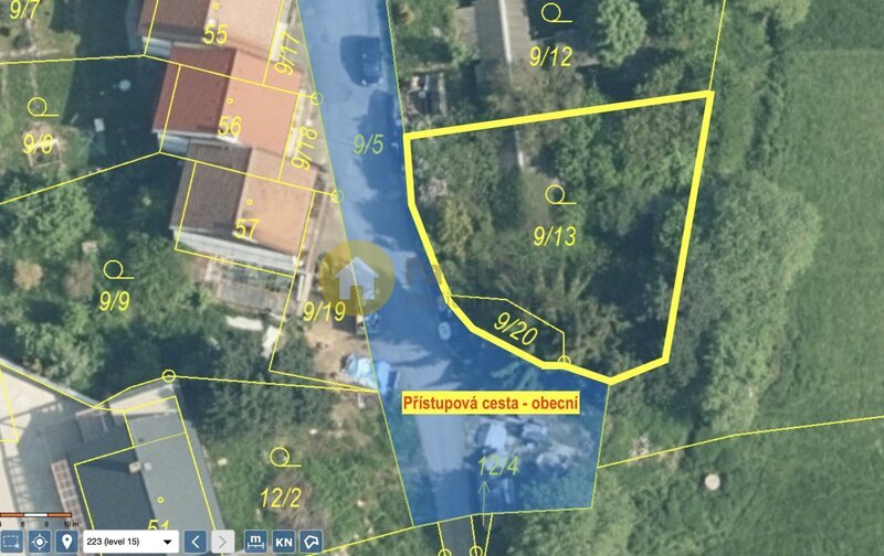 Prodej pozemku 447 m2 na Šumavě obec Radhostice, okr. Prachatice
